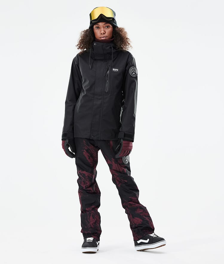 Dope Blizzard W Full Zip 21 Lumilautailutakki Naiset Black, Image 4 of 11