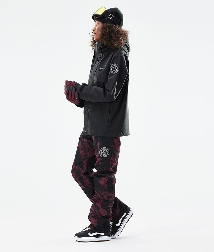 Dope Blizzard W Full Zip 21 Lumilautailutakki Naiset Black, Image 5 of 11