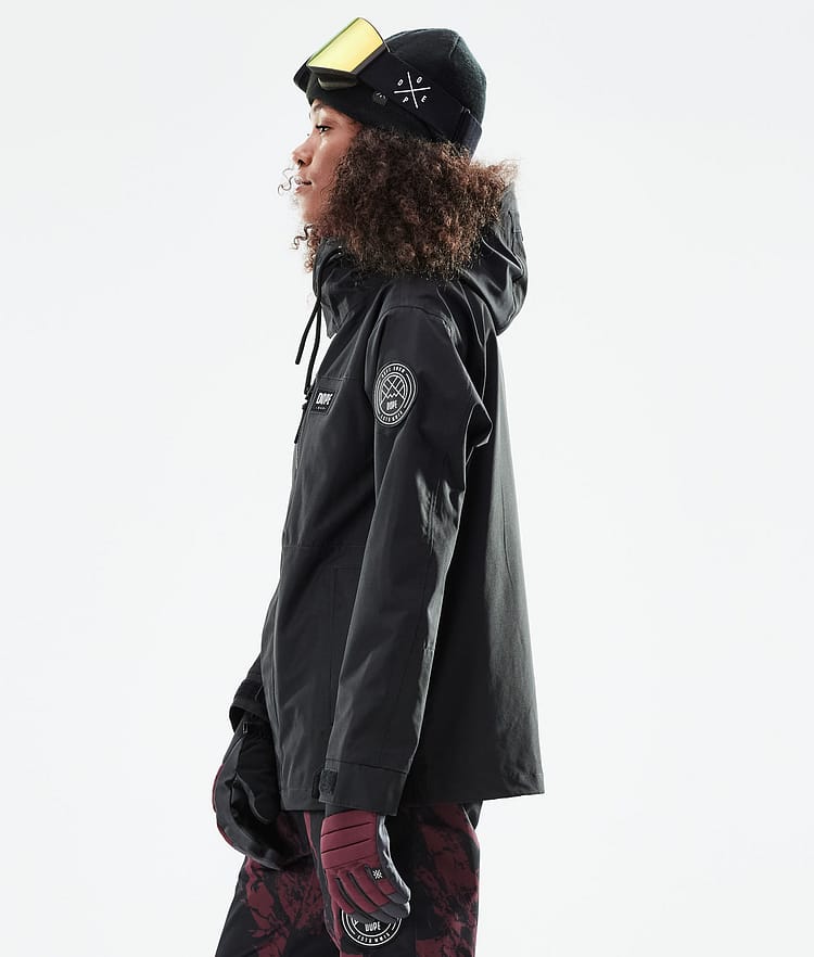 Dope Blizzard W Full Zip 21 Lumilautailutakki Naiset Black, Image 7 of 11