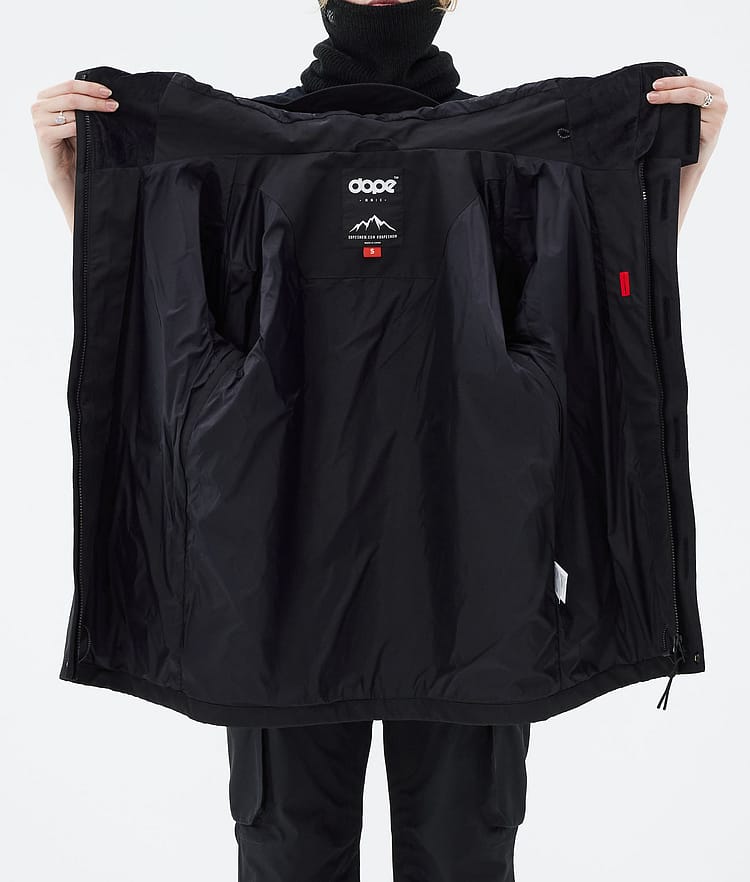Dope Blizzard W Full Zip 21 Lumilautailutakki Naiset Black, Image 11 of 11