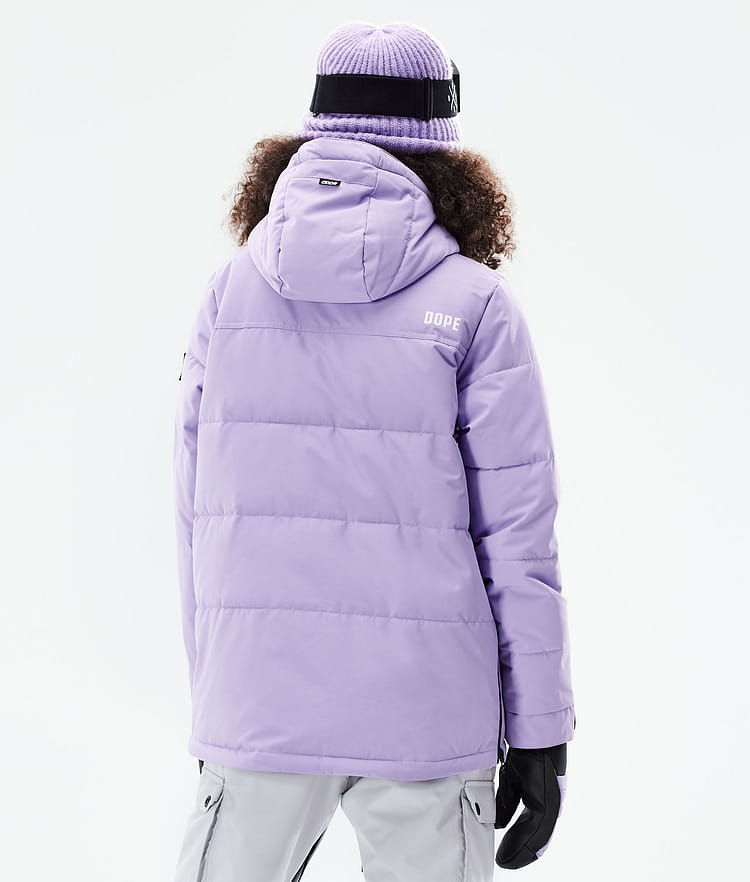 Dope Puffer W 2021 Laskettelutakki Naiset Faded Violet, Kuva 3 / 10