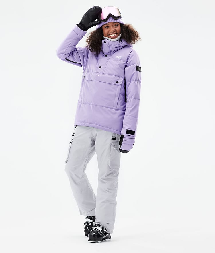 Dope Puffer W 2021 Laskettelutakki Naiset Faded Violet, Kuva 4 / 10