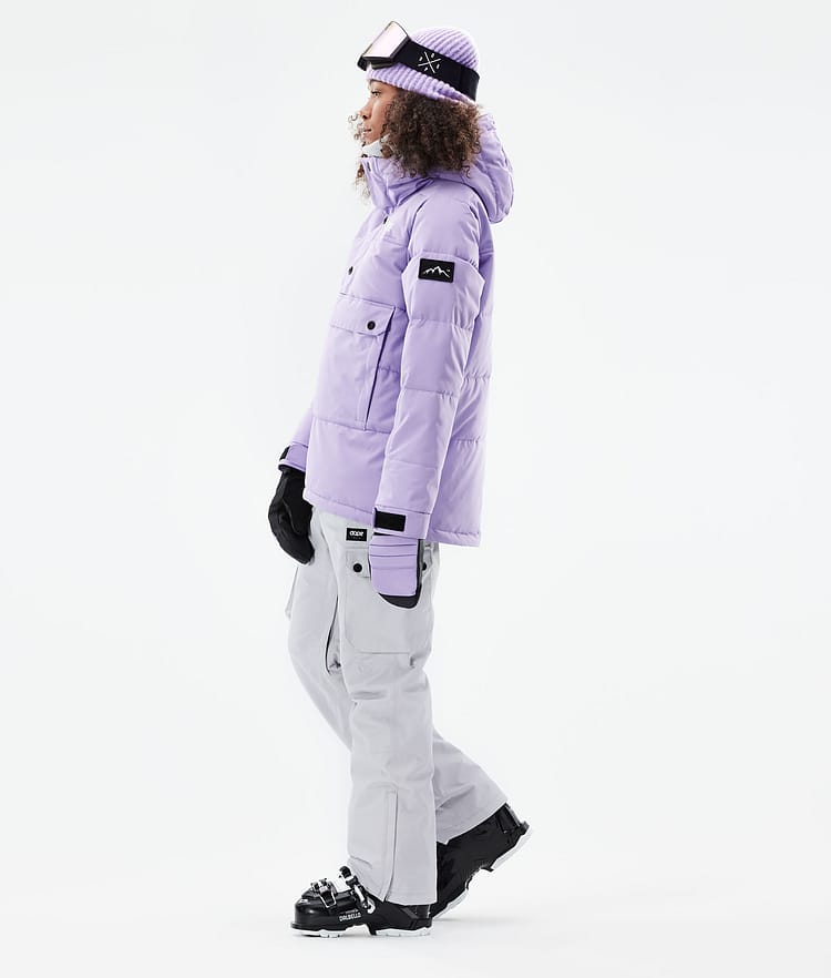 Dope Puffer W 2021 Laskettelutakki Naiset Faded Violet, Kuva 5 / 10