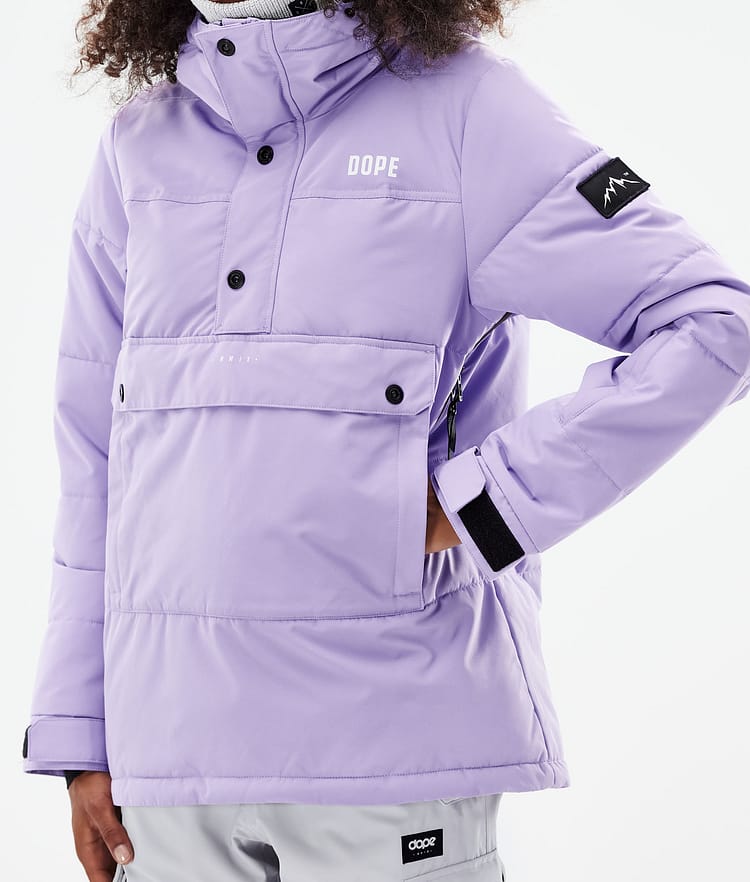 Dope Puffer W 2021 Laskettelutakki Naiset Faded Violet, Kuva 9 / 10