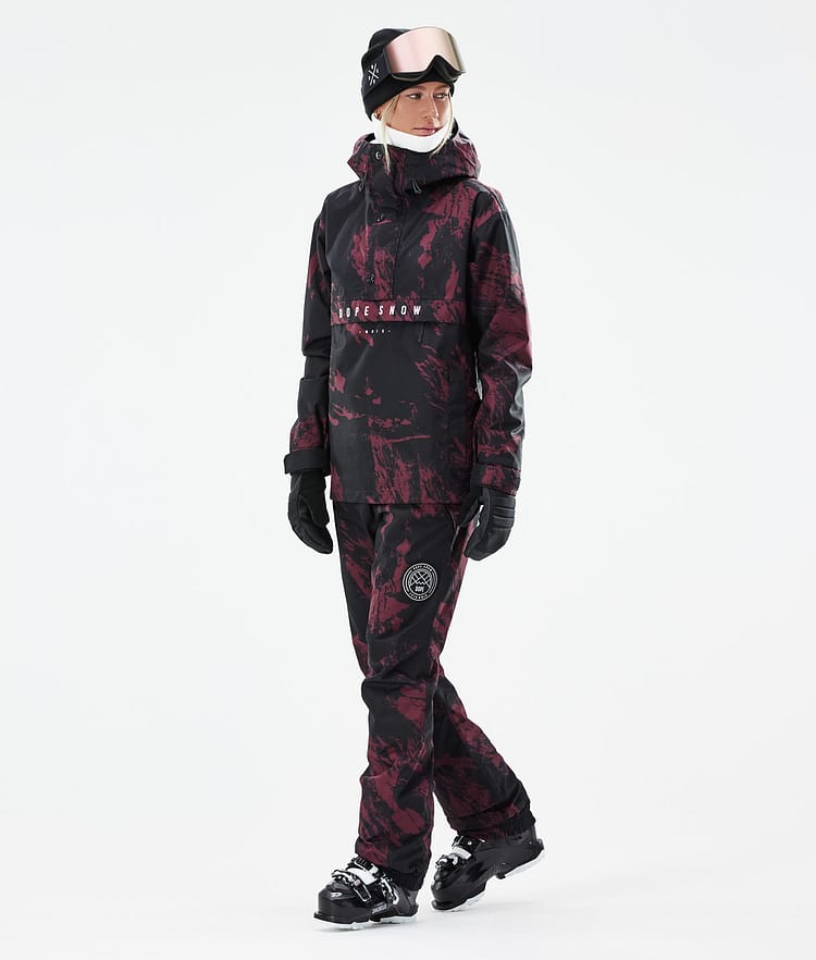 Dope Legacy W 21 Laskettelutakki Naiset Paint Burgundy, Image 4 of 10