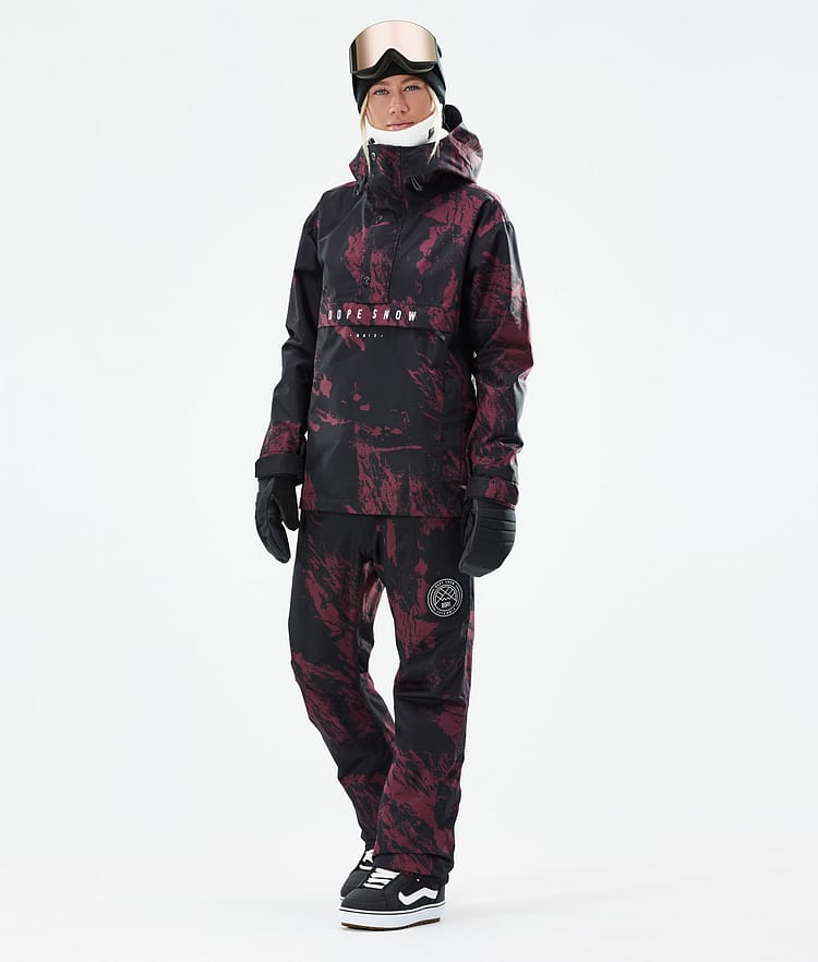 Dope Legacy W 21 Lumilautailutakki Naiset Paint Burgundy, Image 4 of 10