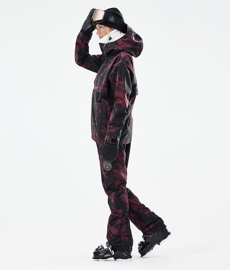 Dope Legacy W 21 Laskettelutakki Naiset Paint Burgundy, Image 5 of 10
