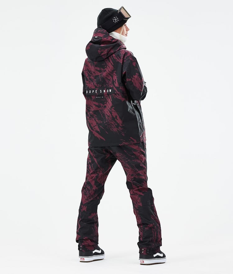 Dope Legacy W 21 Lumilautailutakki Naiset Paint Burgundy, Image 6 of 10