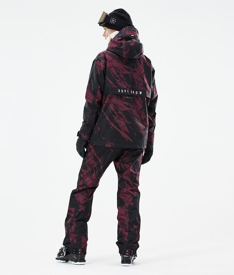 Dope Legacy W 21 Laskettelutakki Naiset Paint Burgundy, Image 6 of 10