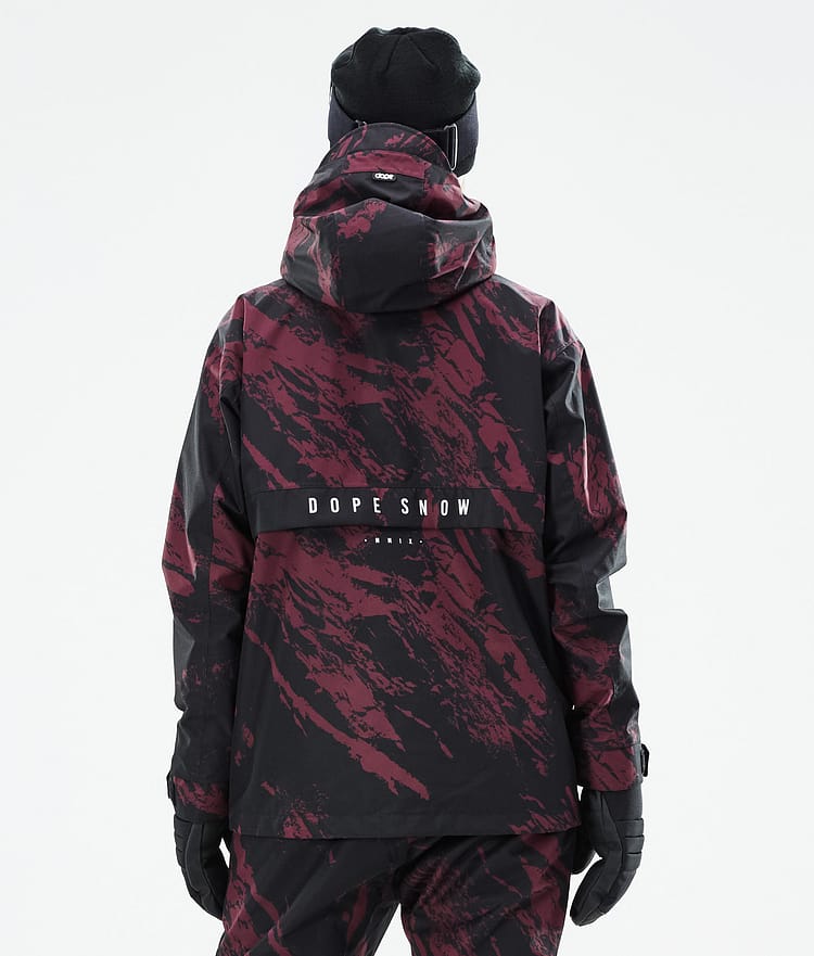 Dope Legacy W 21 Laskettelutakki Naiset Paint Burgundy, Image 8 of 10