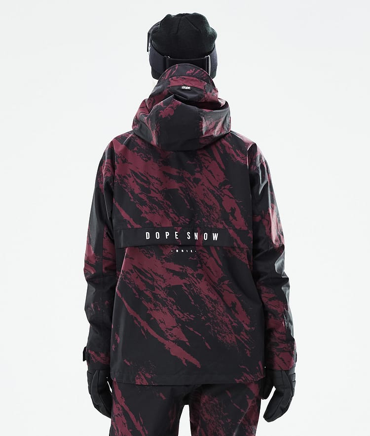 Dope Legacy W 21 Lumilautailutakki Naiset Paint Burgundy, Image 8 of 10