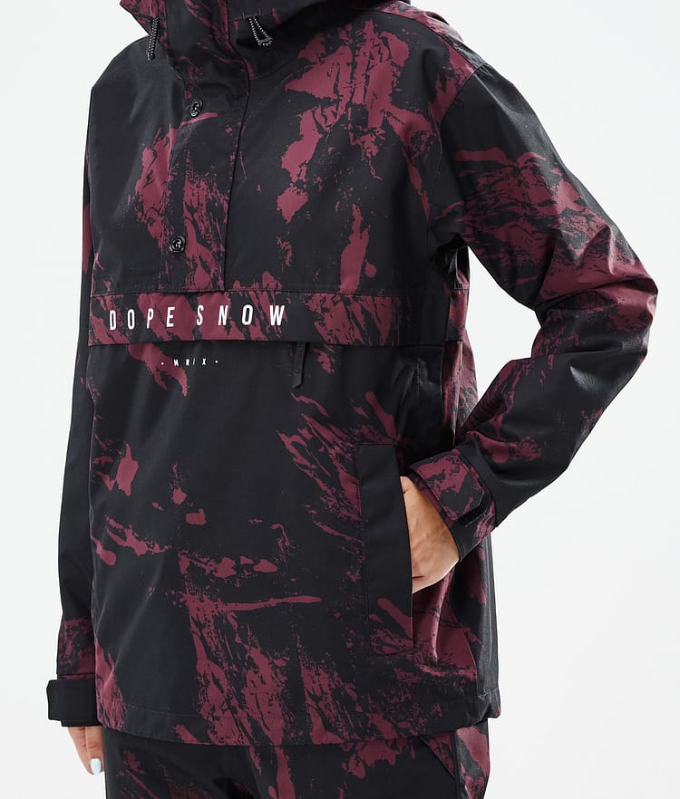 Dope Legacy W 21 Lumilautailutakki Naiset Paint Burgundy, Image 9 of 10