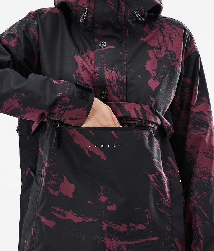 Dope Legacy W 21 Lumilautailutakki Naiset Paint Burgundy, Image 10 of 10