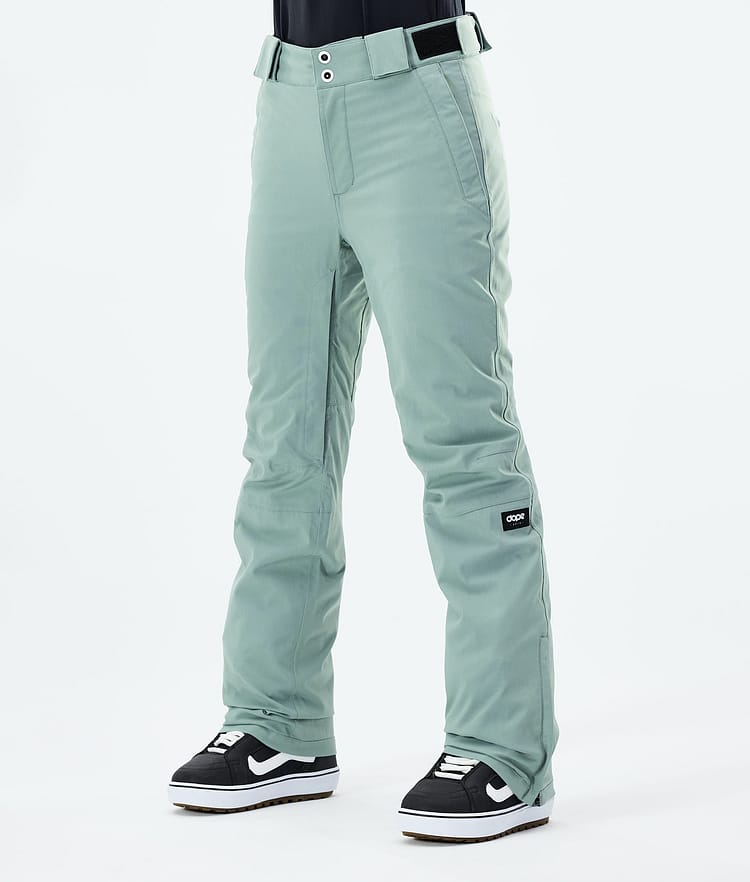 Dope Con W 2021 Lumilautailuhousut Naiset Faded Green, Kuva 1 / 5