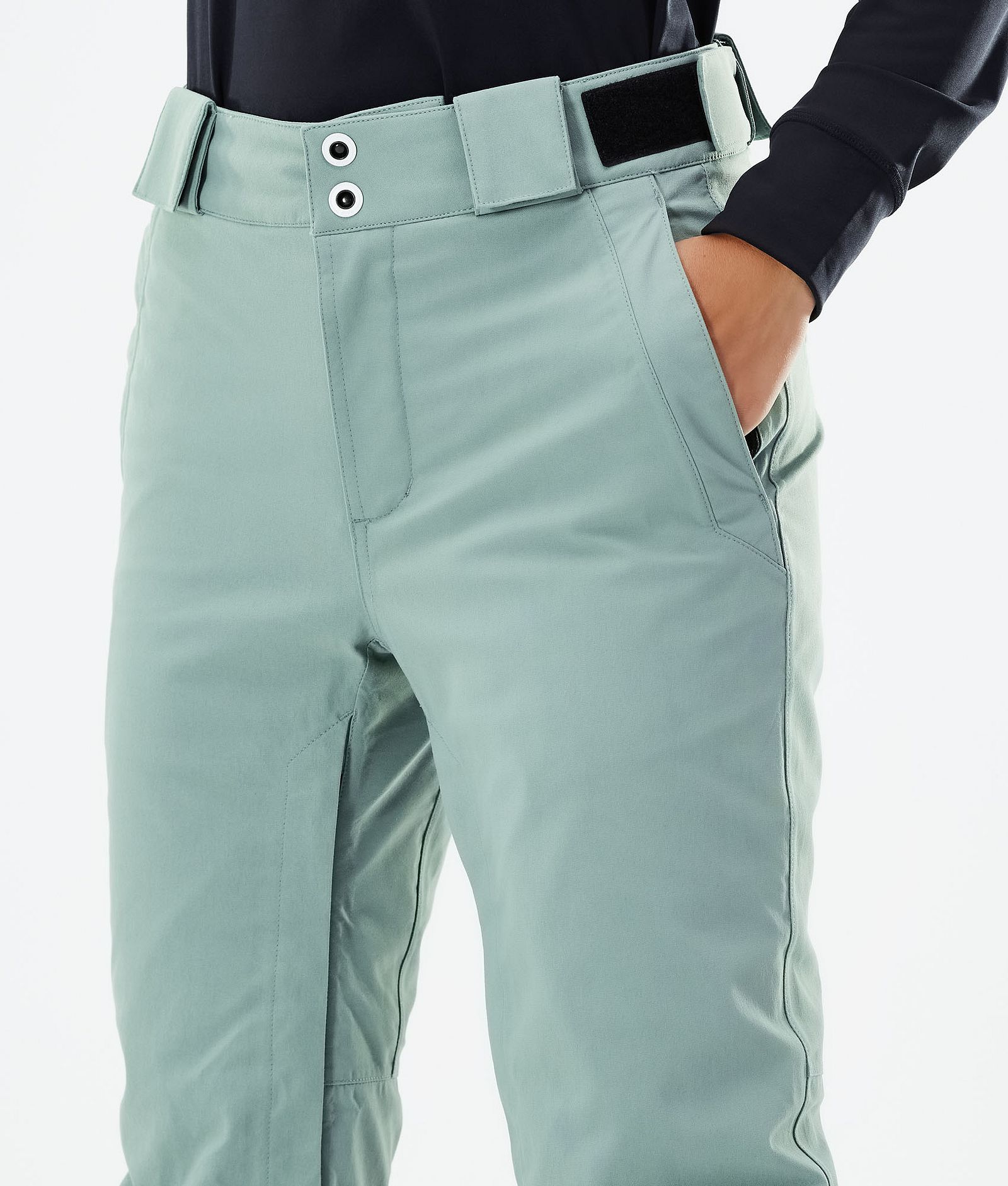 Dope Con W 2021 Lumilautailuhousut Naiset Faded Green, Kuva 4 / 5