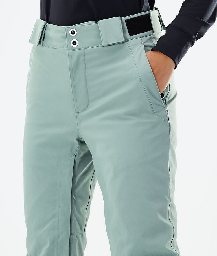 Dope Con W 2021 Lumilautailuhousut Naiset Faded Green, Kuva 4 / 5