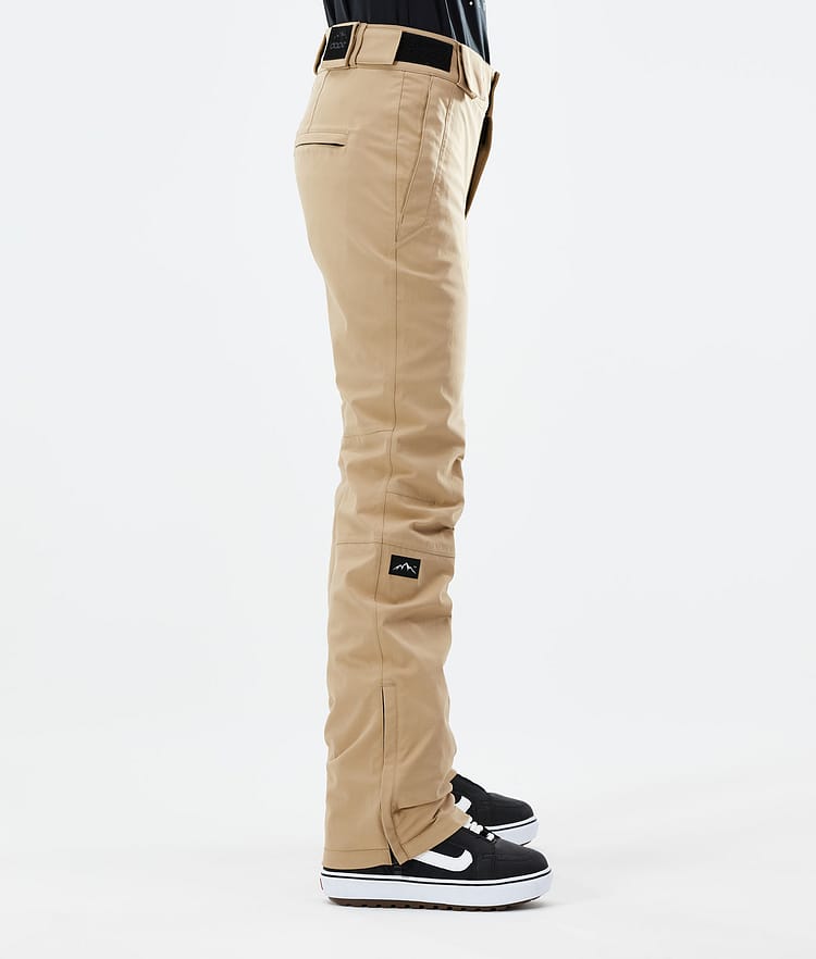Dope Con W 21 Lumilautailuhousut Naiset Khaki, Image 2 of 5