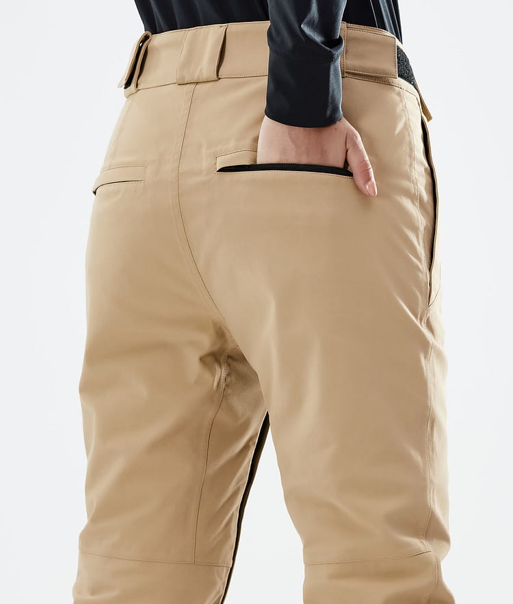 Dope Con W 21 Lumilautailuhousut Naiset Khaki, Image 4 of 5