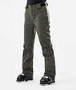 Dope Con W 21 Lasketteluhousut Naiset Olive Green
