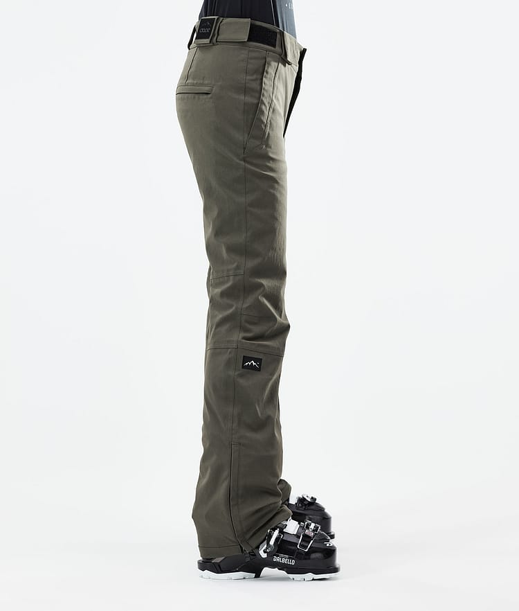 Dope Con W 21 Lasketteluhousut Naiset Olive Green, Image 2 of 5