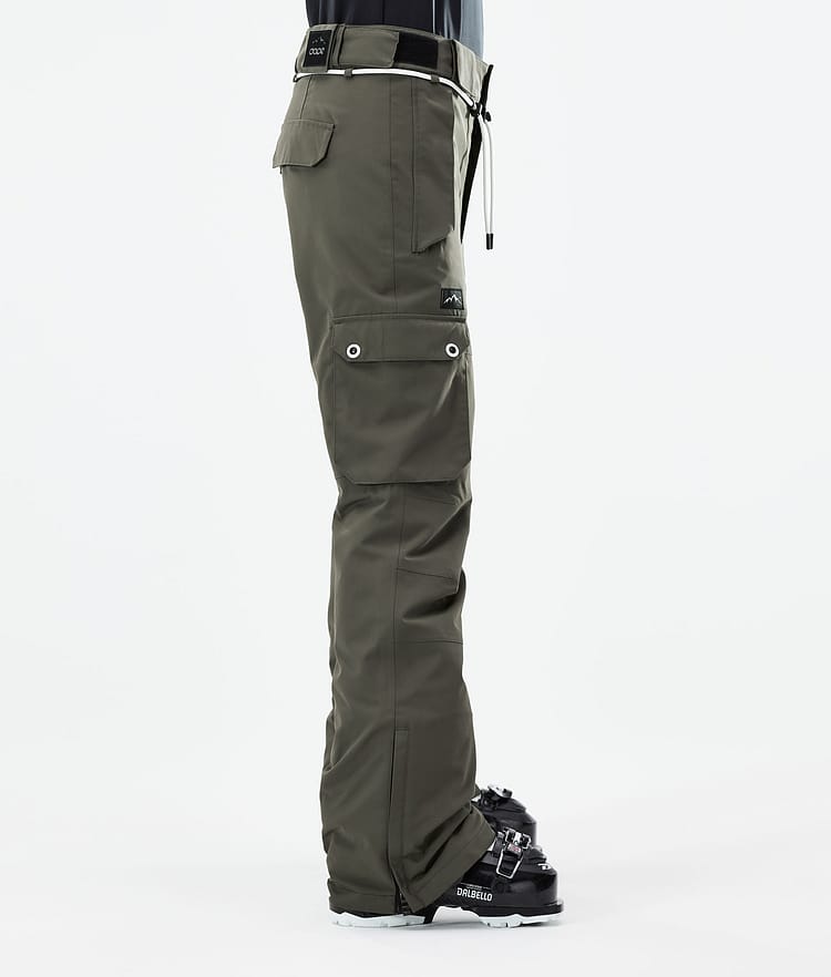 Dope Iconic W 21 Lasketteluhousut Naiset Olive Green, Image 2 of 6