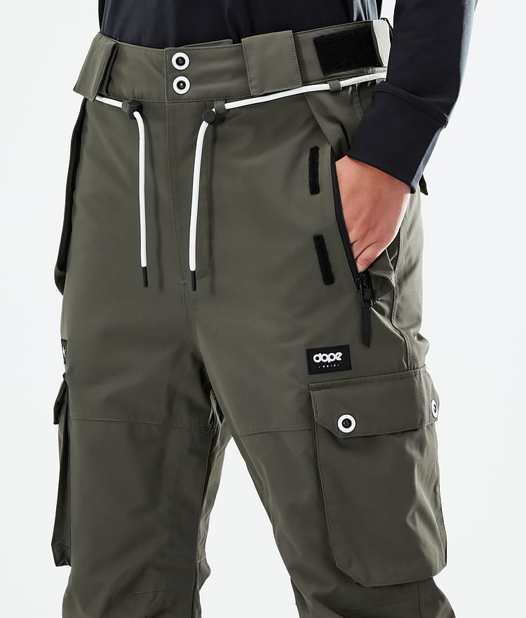 Dope Iconic W 21 Lasketteluhousut Naiset Olive Green, Image 4 of 6
