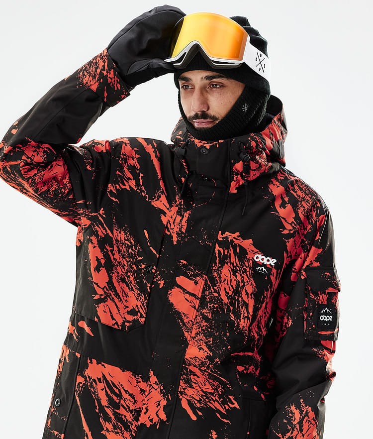 Dope Adept 21 Lumilautailutakki Miehet Paint Orange, Image 2 of 11