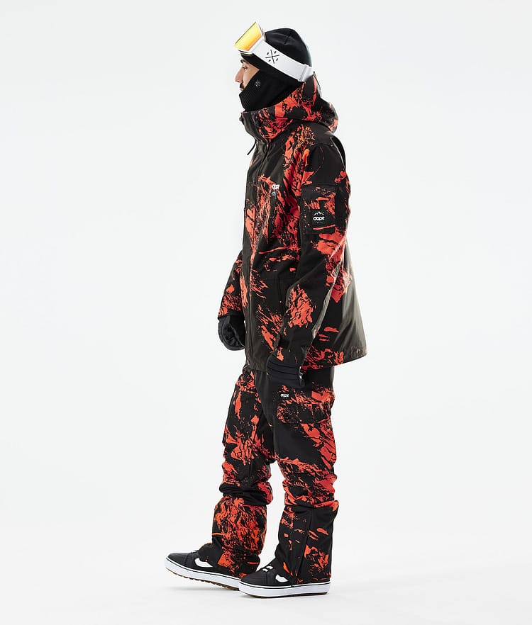 Dope Adept 21 Lumilautailutakki Miehet Paint Orange, Image 5 of 11