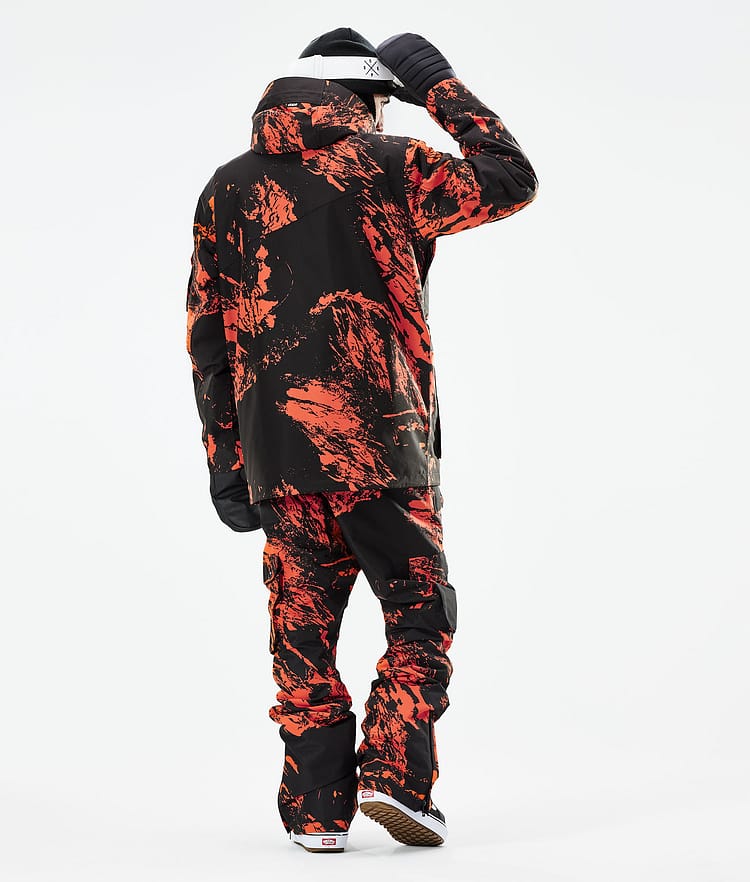 Dope Adept 21 Lumilautailutakki Miehet Paint Orange, Image 6 of 11