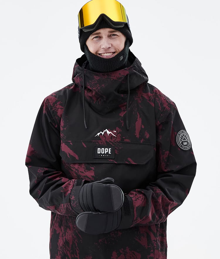 Dope Blizzard 21 Lumilautailutakki Miehet Paint Burgundy, Image 2 of 9