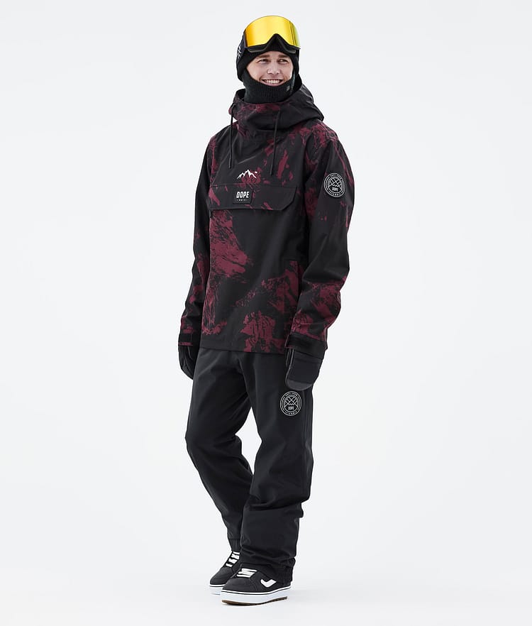Dope Blizzard 21 Lumilautailutakki Miehet Paint Burgundy, Image 3 of 9
