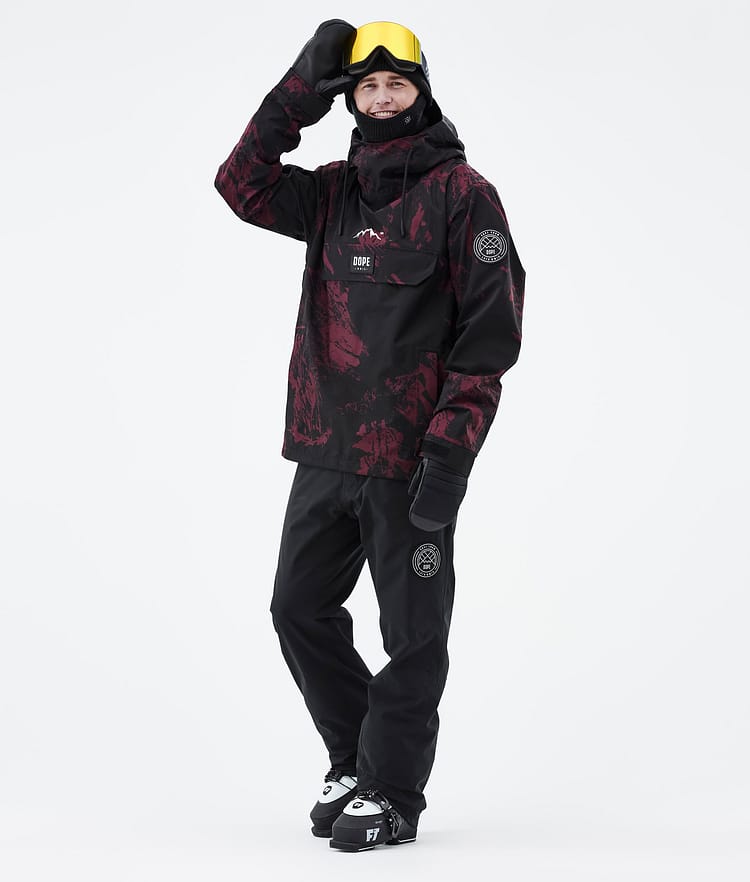 Dope Blizzard 21 Laskettelutakki Miehet Paint Burgundy, Image 3 of 9