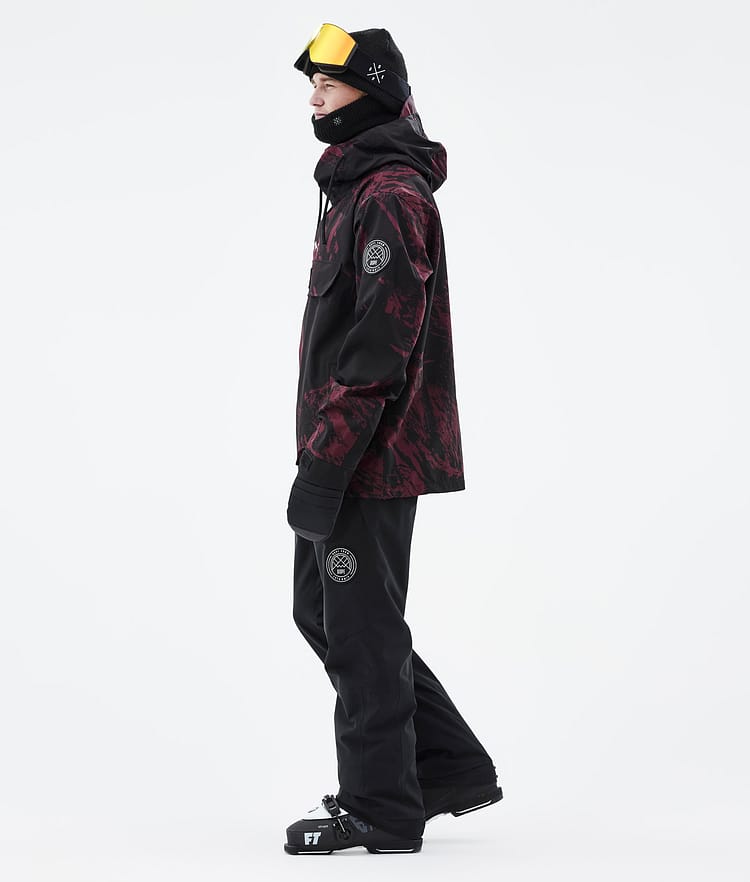 Dope Blizzard 21 Laskettelutakki Miehet Paint Burgundy, Image 4 of 9