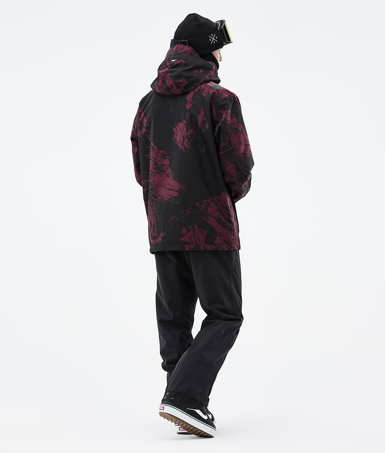 Dope Blizzard 21 Lumilautailutakki Miehet Paint Burgundy, Image 5 of 9