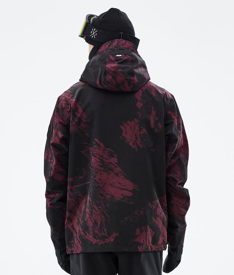 Dope Blizzard 21 Laskettelutakki Miehet Paint Burgundy, Image 7 of 9