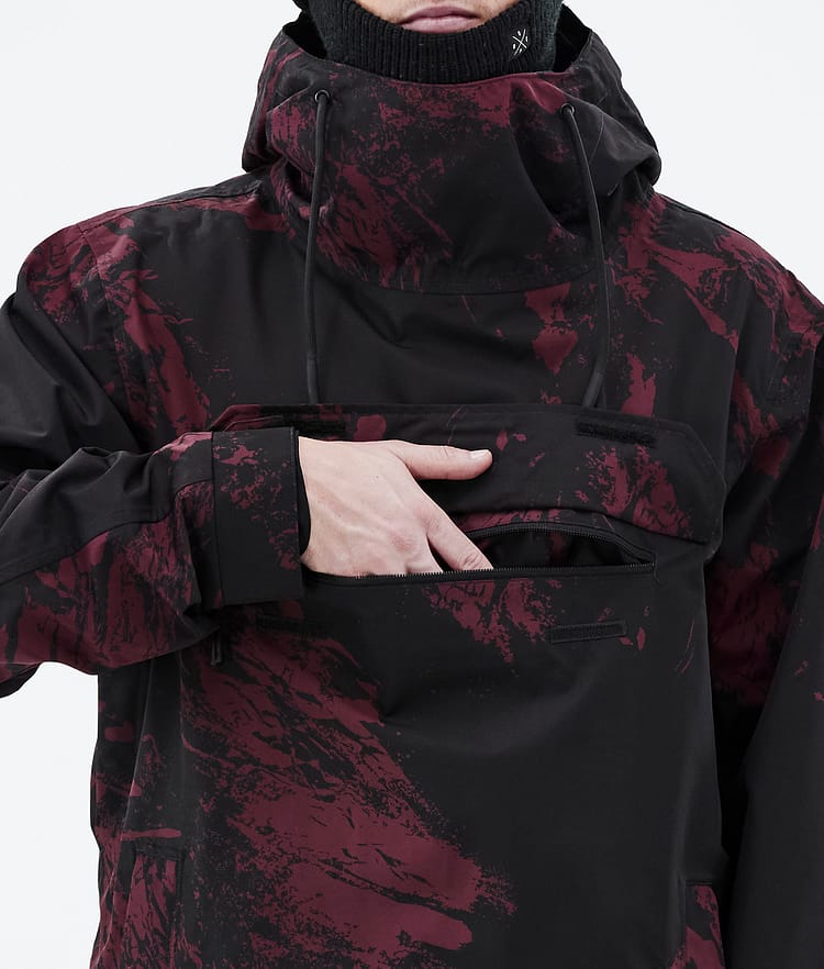 Dope Blizzard 21 Lumilautailutakki Miehet Paint Burgundy, Image 9 of 9