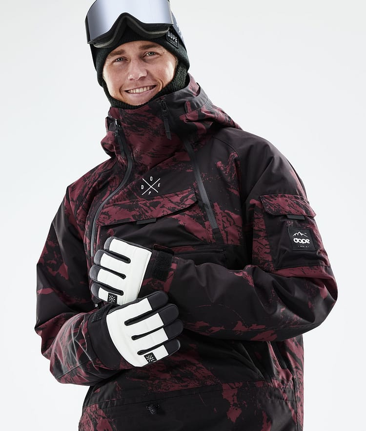 Dope Akin 21 Laskettelutakki Miehet Paint Burgundy, Image 2 of 10