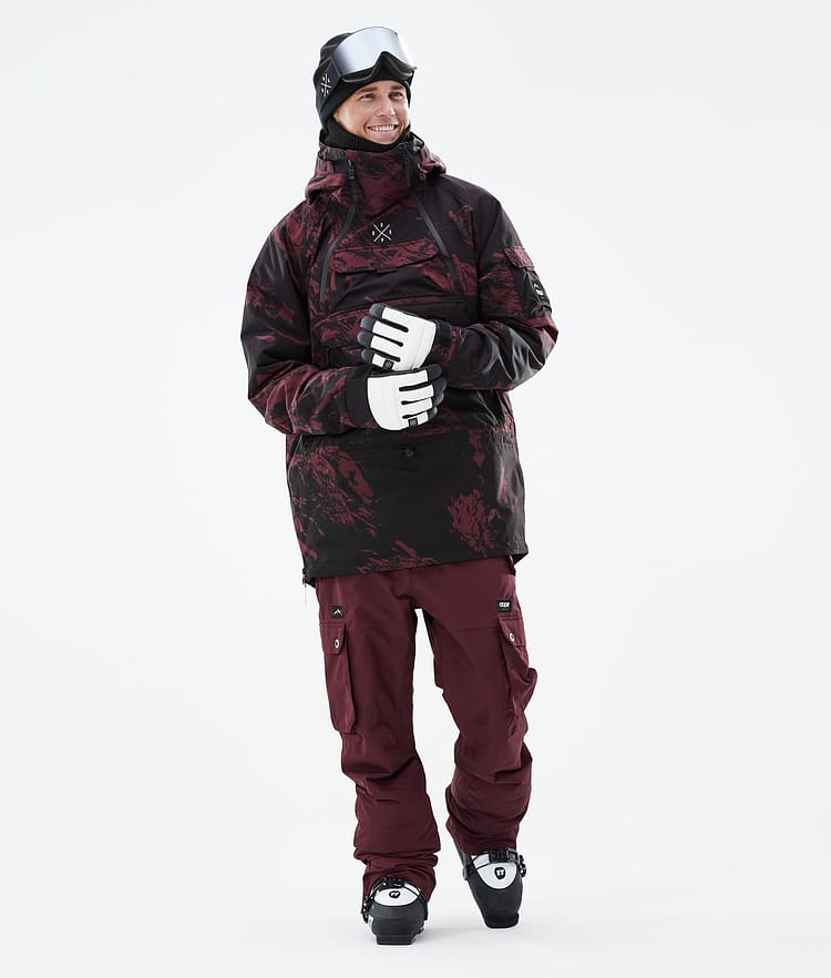 Dope Akin 21 Laskettelutakki Miehet Paint Burgundy, Image 4 of 10