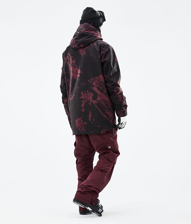Dope Akin 21 Laskettelutakki Miehet Paint Burgundy, Image 6 of 10