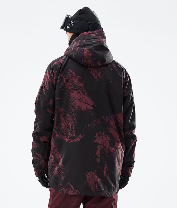 Dope Akin 21 Lumilautailutakki Miehet Paint Burgundy, Image 8 of 10