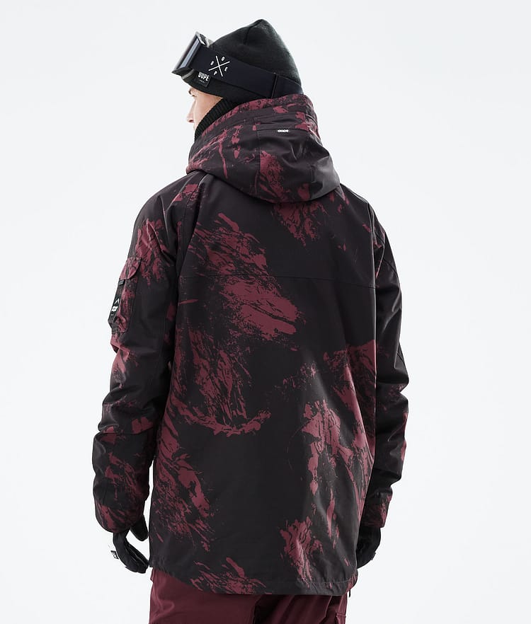 Dope Akin 21 Laskettelutakki Miehet Paint Burgundy, Image 8 of 10