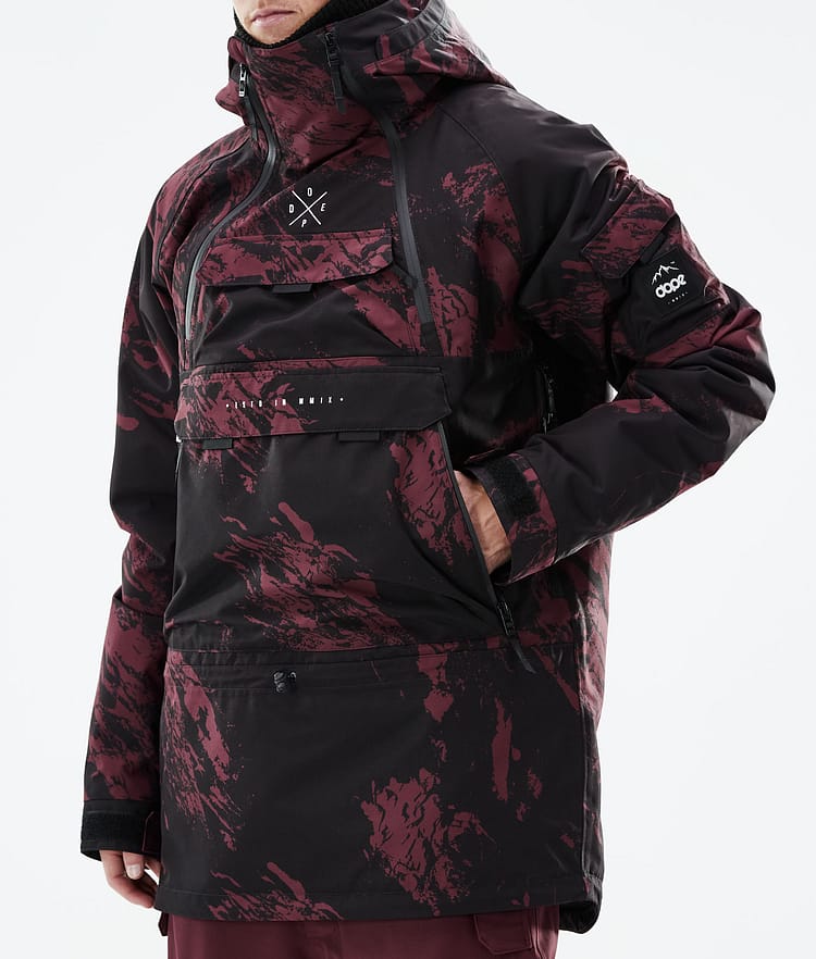 Dope Akin 21 Laskettelutakki Miehet Paint Burgundy, Image 9 of 10