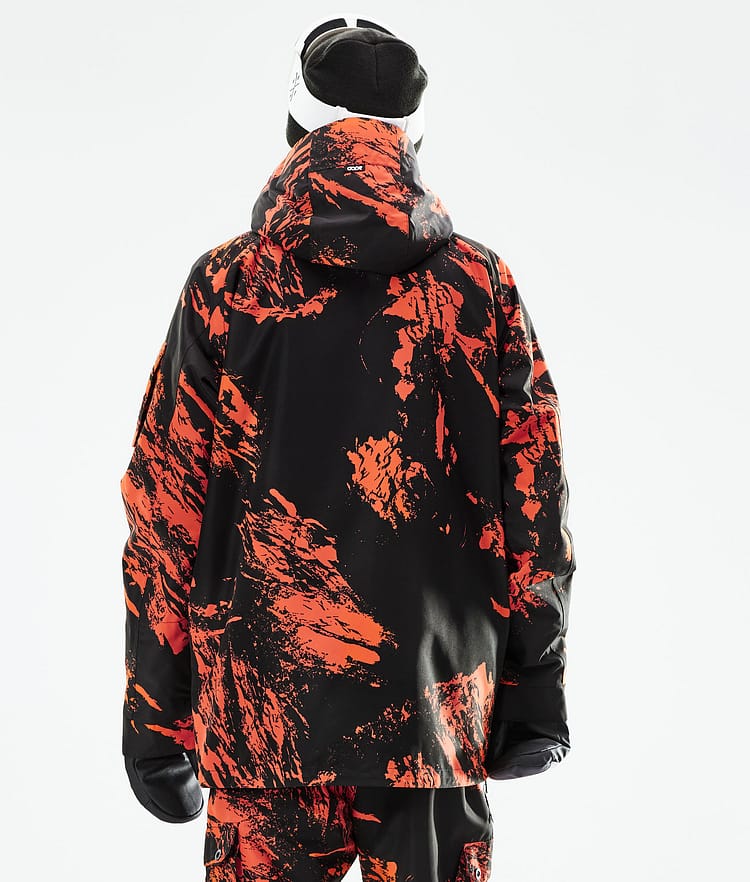 Dope Annok 21 Lumilautailutakki Miehet Paint Orange, Image 3 of 10