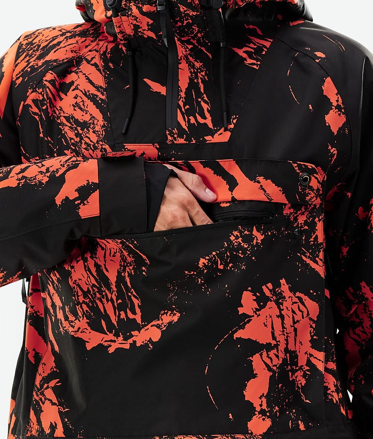 Dope Annok 21 Lumilautailutakki Miehet Paint Orange, Image 9 of 10