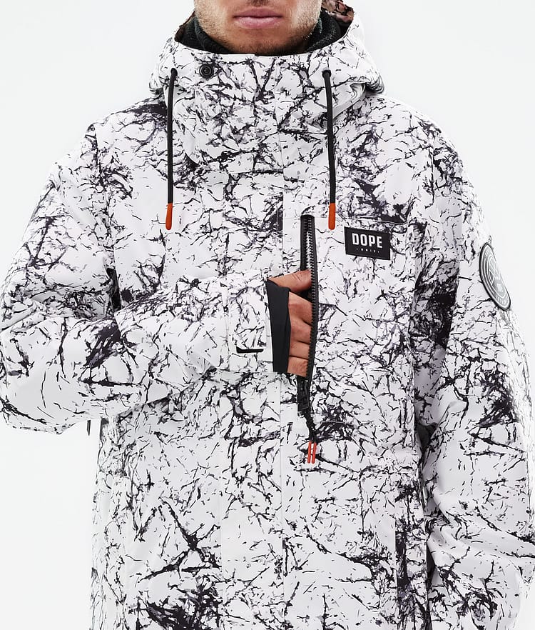 Dope Blizzard Full Zip 2021 Lumilautailutakki Miehet Rock, Kuva 10 / 11