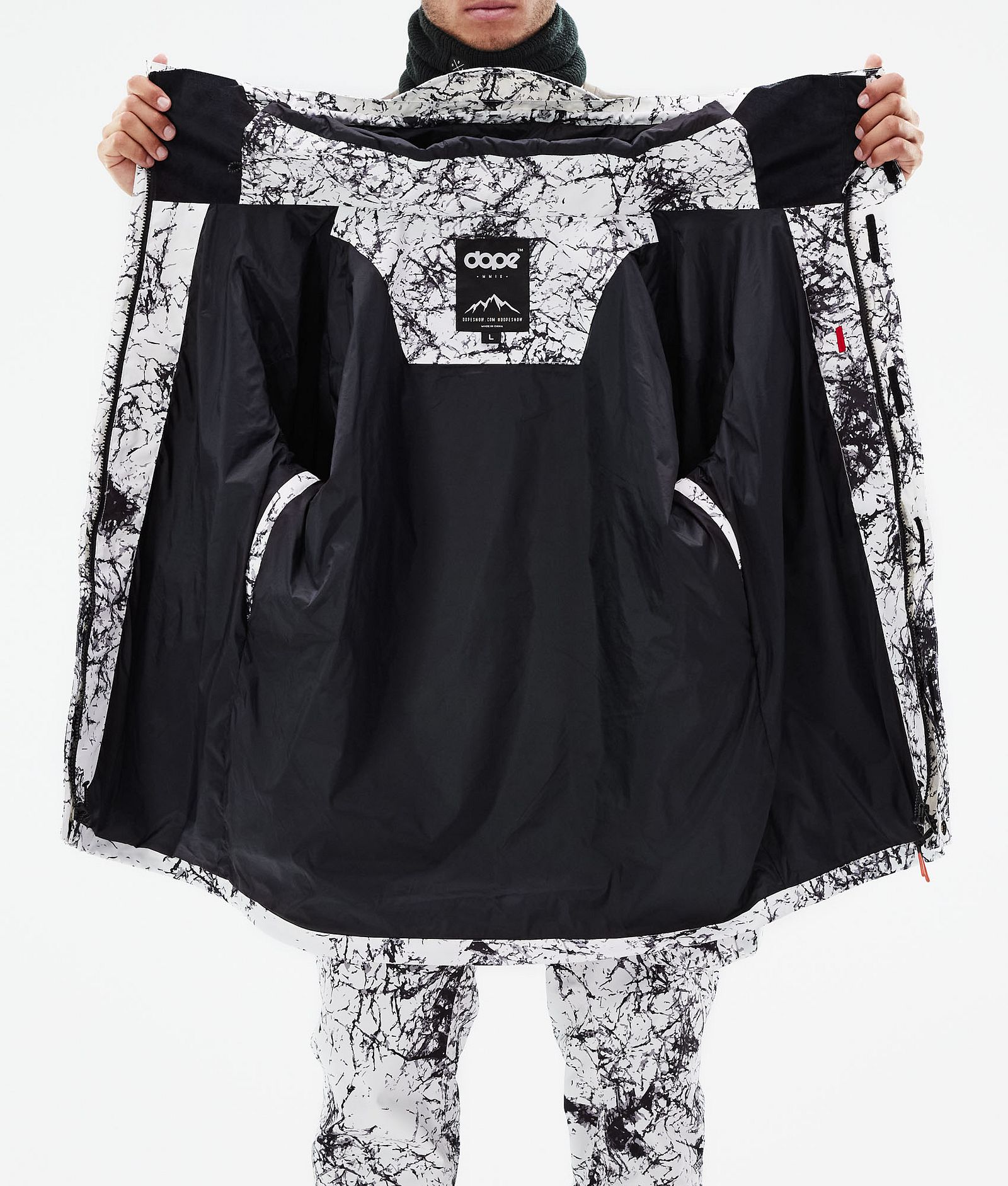 Dope Blizzard Full Zip 2021 Lumilautailutakki Miehet Rock, Kuva 11 / 11