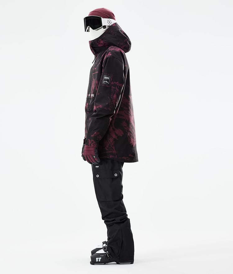 Dope Mojo Laskettelutakki Miehet Paint Burgundy, Image 5 of 11