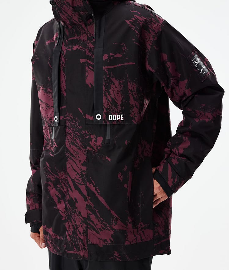 Dope Mojo Laskettelutakki Miehet Paint Burgundy, Image 9 of 11