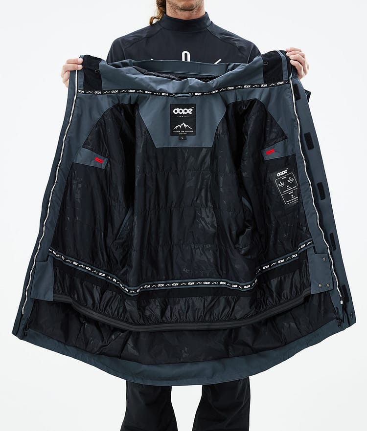 Dope Mojo Lumilautailutakki Miehet Metal Blue, Image 11 of 11
