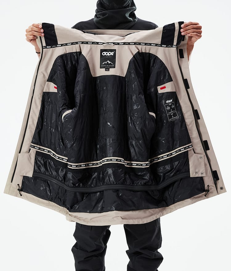 Dope Mojo Laskettelutakki Miehet Sand, Kuva 11 / 11